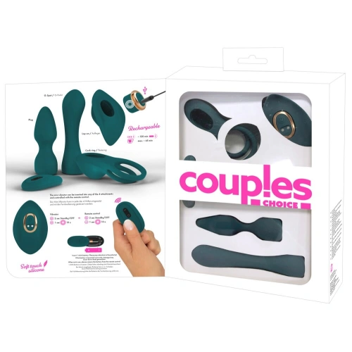 Kомплект секс играчки с булет и дистанционно Couples Choice [15]