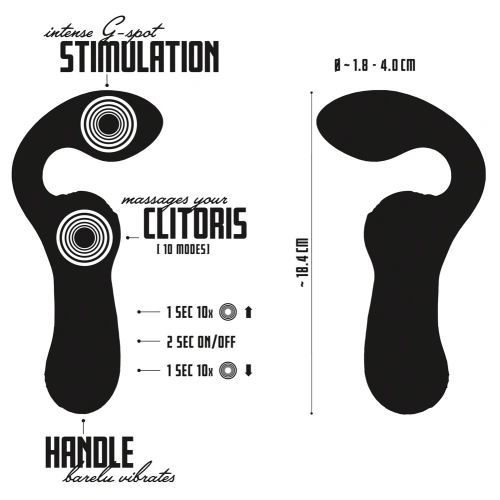 Презаредим G-spot вибратор Double Vibrator [7]