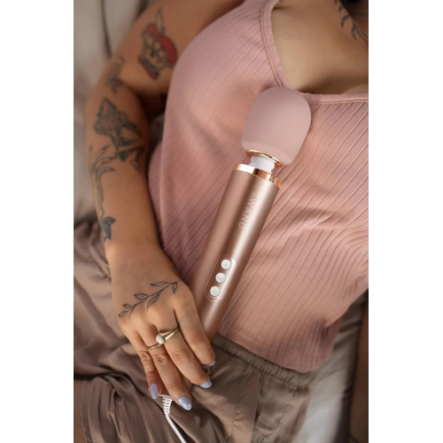 Мощен масажор Le Wand за контакт в цвят перлено розово [1]