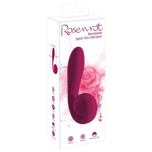 Вибратор и клиторстимулатор Rosenrot Bendable Spot-On [9]
